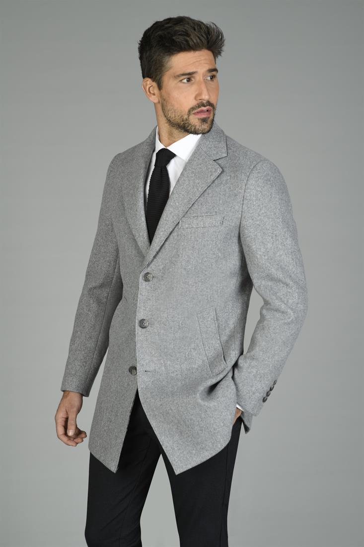 Alexander&Co. abrigo corto paño azul para hombre Alexander & Co.