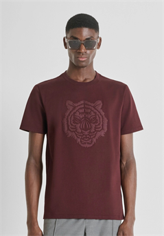Antony Morato camiseta granate tigre para hombre