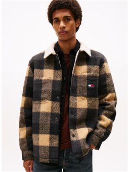 Tommy Jeans Sobrecamisa oversize en franela