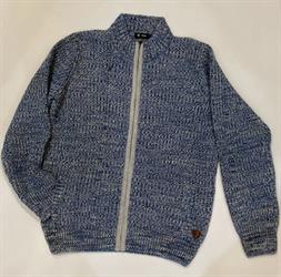 Chaqueta de punto con cremallera y bolsillos