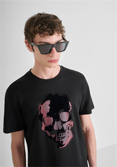 Antony Morato camiseta negra calabera para hombre