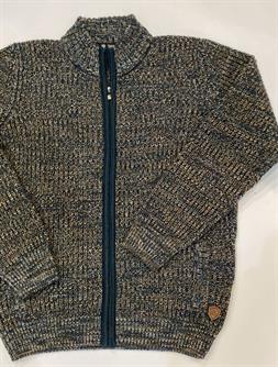 Chaqueta de punto con cremallera y bolsillos 