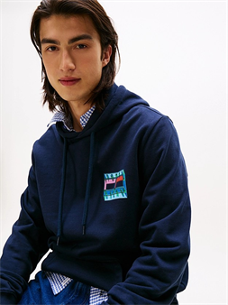 Tommy Jeans sudadera azul con capucha