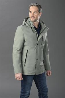 Parka chaqueta hombre tejido tecnico estructura