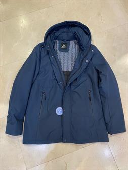 Parka azul marino para el agua de hombre