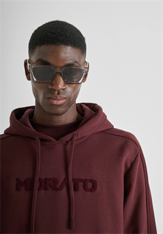 Antony Morato sudadera granate con capucha para hombre