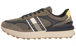 Tommy Jeans Zapatillas de ante con suela dentada