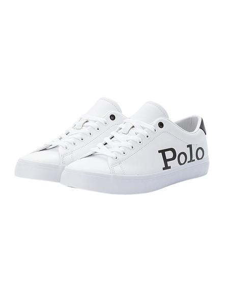 Respecto a Perceptivo Refinería Polo Ralph Lauren Zapatillas de hombre en blanca con detalle de logo POLO  RALPH LAUREN