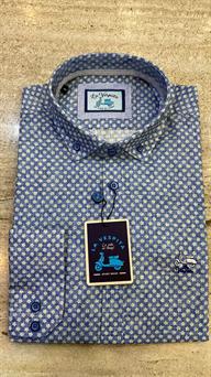 La Vespita camisa hombre estampada