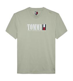 Tommy Jeans camiseta verde para hombre
