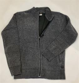 Chaqueta forrada con cremallera y bolsillos 