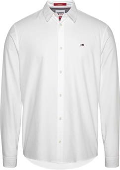 Tommy Jeans camisa classic oxford blanca para hombre