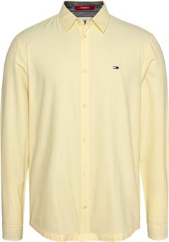 Tommy Jeans camisa classic oxford amarilla para hombre