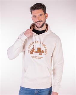 Sudadera hombre con capucha La Vespita