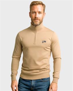 La Vespita sudadera con cremallera en el cuello para hombre