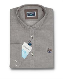 La Vespita camisa con bolsillo corte regular para hombre